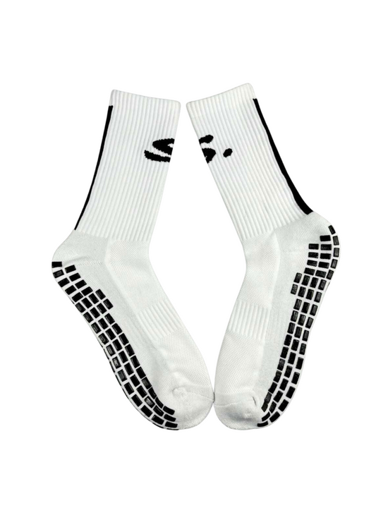 STLDOT White Grip Socks