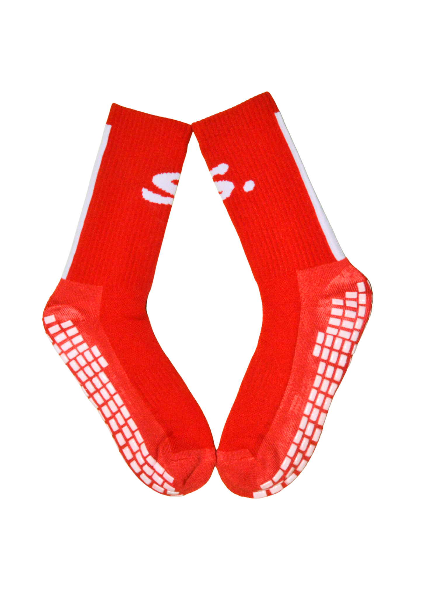 STLDOT Red Grip Socks